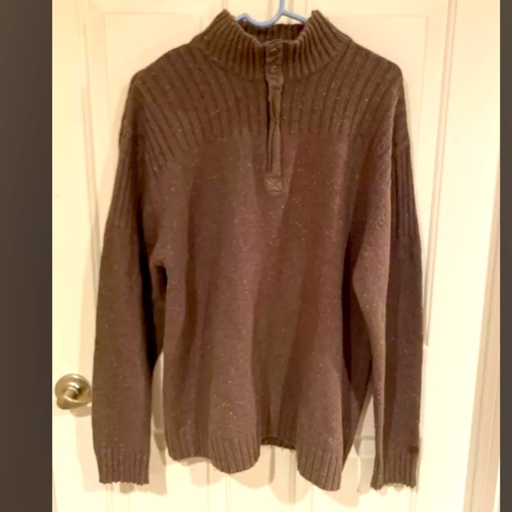 Columbia XCO Mens Sweater Sz L 1/4 Zip Sweater GUC B222